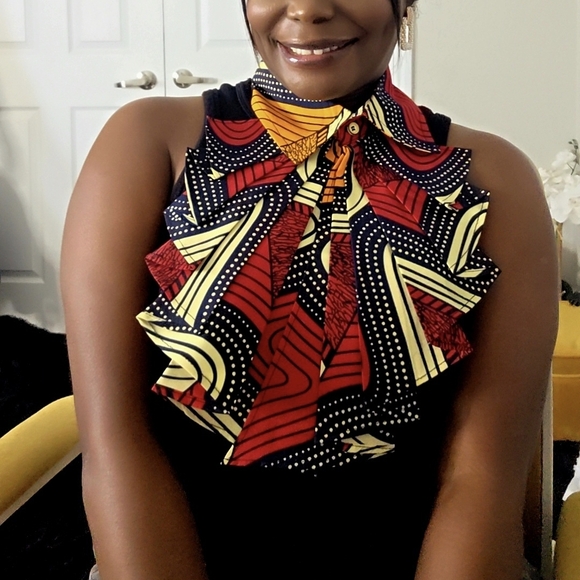 New Colorful Ankara Patterned Collars - Picture 4 of 8